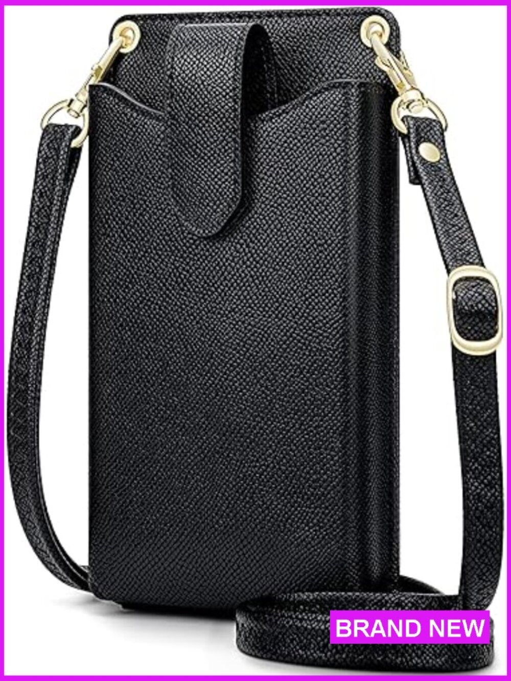 Small Crossbody Cell Phone Purse Lightweight Compact Card Slots Adjustable Strap